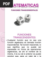 Funciones Trascendentales