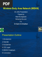 Wireless Body Area Network (WBAN)