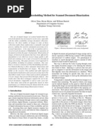 A Recursive Otsu Thresholding Method For Scanned Document Binarization