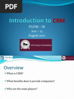 Introduction To CRM