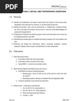 Guideline For Task 2 Detail and Topographic Surveying