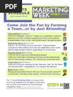 AMPS Marketing Week Meeting Handout