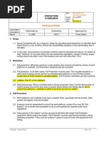 AM Safety ST 003 v3 - Working at Height - Anglais