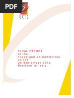 UCTE IC Final Report Black Out in Italy