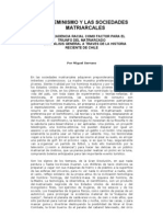 Miguel Serrano El Feminismo Y Las Sociedades Matriarcales