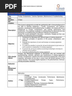 Pumps, Compressors, Turbines Operation, Maintenance & Troubleshooting
