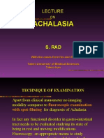 Radiology Lecture On Achalasia