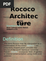 Rococo Architecture