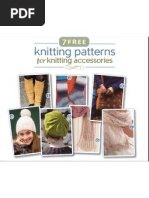 Knitting Patterns Accessories