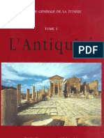 Histoire de La Tunisie Tome1: Antiquite