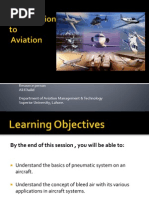 Pneumatic Systems, Bleed Air - Lecture 7