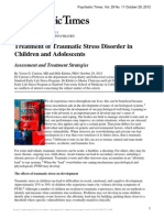 Treatment of Traumatic Stress Disorder in Children and Adolescents