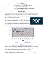 Supercritical and Ultra-Supercritical Power Plants - SEA's Vision or Reality?