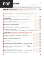 Schedule CB For Tax Year 2012