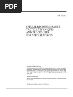 Special Reconnaissance Tactics, Techniques, and Procedures For Special Forces