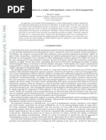 VERY - Minimizing Postulation in A Senior Undergraduate Course in Electromagnetism