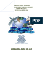 Bases de La Estructura Geoeconomica de Venezuela