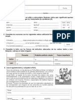 Ficha de Repaso Unidad 8 Lengua Castellana