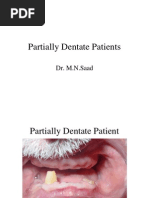 Partially Dentate Patient