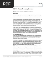 802.11n Wireless Technology Overview: Deploying The Next Generation of High Performance Wireless