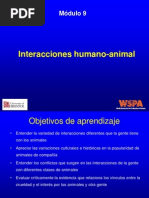 Módulo 9 Interacciones Humano-Animal PDF