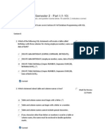 Oracle Final Exam Part I