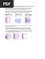 Models For The Multiplication and Division of Fractions: Session 9, Part A