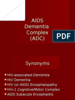 AIDS Dementia Complex (PowerPoint)