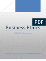 Institutionalization of Ethics in Business