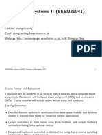 Control System II - Lecture Notes