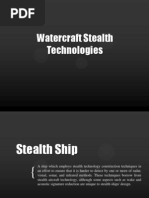 Watercraft Stealth Technology