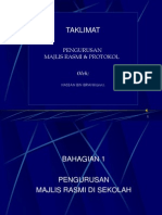 Taklimat Majlis Rasmi & Protokol 2 Jam