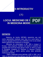 Locul Medicinei de Familie