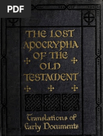 James The Lost Apocrypha of The Old Testament Their Titles and Fragments 1920