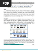 An Histogram Based Approach For Content Based Image Mining