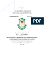 A Novel Multiplexer Based Truncated Array Multiplier: A Project Report On