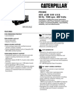 Caterpillar Genset Prime 400 EkW 500kva