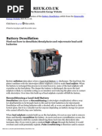 Battery Desulfation