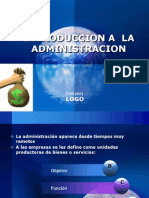 Introduccion A La Administracion