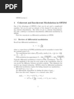 1 Coherent and Incoherent Modulation in OFDM: 1.1 Review of Differential Modulation