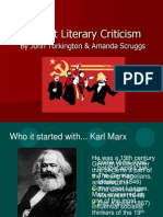 Marxist Literary Criticism