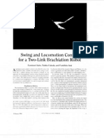 Swing and Locomotion Control For A Two-Link Brachiation Robot