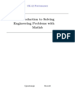 An Introduction To Solving Engineering Problems With Matlab PDF