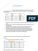 Uncertainties and Data Graphing - Assignment Excel Instructions