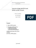 OFDM Transceiver Design With FPGA and DEMO On DE2-70 Board: Content