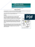 Rotator Cuff Tears Orthoinfo - Aaos.org Topic