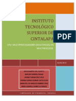 CPU & Multiprocesador (Multihilos) en Multinucleo