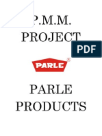 Product Marketing Management Project On Parle Products