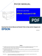 Epson Aculaser c1100 Color Laser Printer