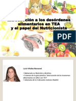 Trastornos de La Alimentacion. Papel Nutricionista